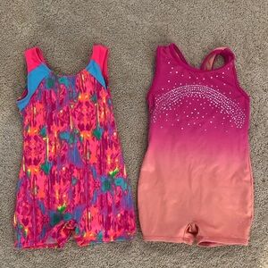 Colorful Gymnastics Leotards